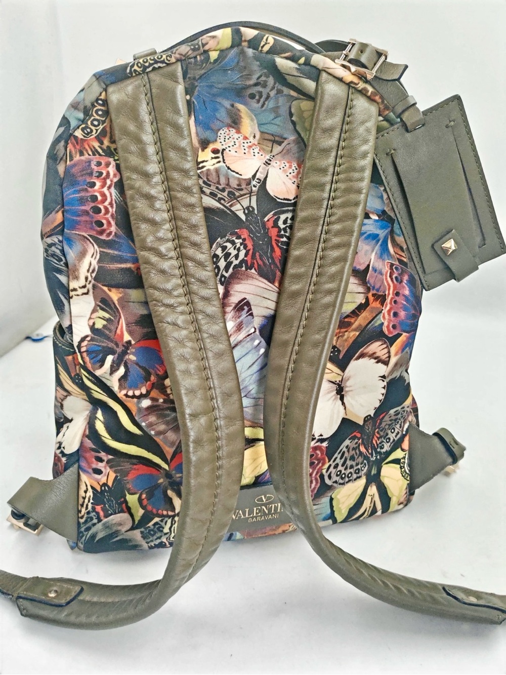 Valentino Garavani Butterfly Print Backpack small Made in Italy - Picture 8 of 10